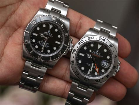 Rolex explorer 2 vs submariner